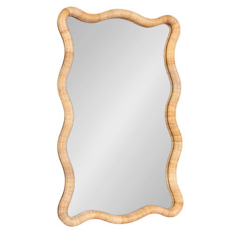 Rahfy Rattan Scallop Mirror