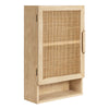 Ori Rattan Wall Cabinet with Cubby