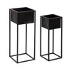 Palade Free Standing Metal Planter Set