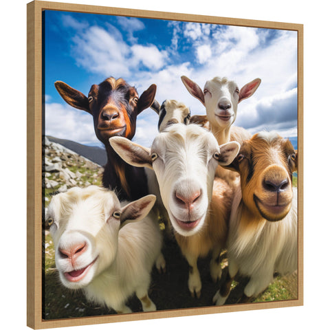 Funny Goat Selfie by The Creative Bunch Studio