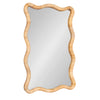 Rahfy Rattan Rectangle Scallop Mirror