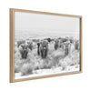 Blake Herd of Highland Cows Framed Printed Art by The Creative Bunch Studio