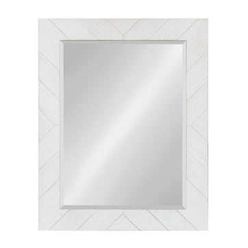 Rost Pieced Wood Framed Wall Mirror