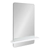 Fosset Frameless Mirror with Shelf