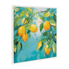 Sylvie Beaded Lemon Tree Framed Canvas by The Creative Bunch Studio