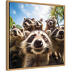 Funny Raccoon Selfie by The Creative Bunch Studio