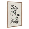 Sylvie Beaded Extra Dirty Framed Canvas by Alli Standefer
