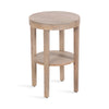 Talcott Round Wood Side Table