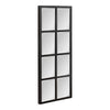 Stryker Windowpane Wall Mirror-Wood