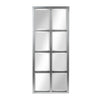 Stryker Windowpane Wall Mirror-Wood