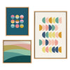 Sylvie Abstract Shapes Framed Canvas Set by Apricot and Birch