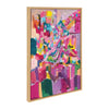 Sylvie Springtime Frenzy Framed Canvas by Leah Nadeau