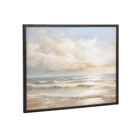 Gallery Beach Waves Sunset Cloud Landscape Print by The Creative Bunch Studio