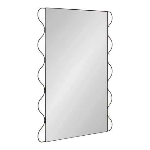 Wriggle Wavy Wall Mirror Metal