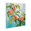 Sylvie Beaded Peach Tree Framed Canvas by The Creative Bunch Studio