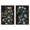 Sylvie Foliage I and Foliage III Framed Canvas Art Set by Nikita Jariwala