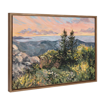 Sylvie Maine Sunrise Framed Canvas by Emily Kenney