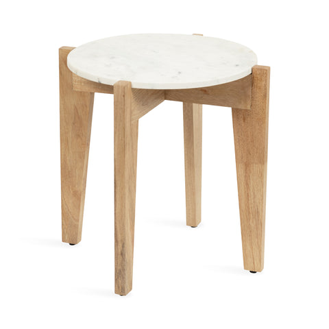 Icelyn Marble Side Table