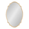 Leanna Wood Scalloped Oval Mirror