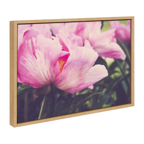 Sylvie Peonies Framed Canvas by Stephanie Klatt