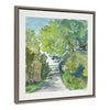 Sylvie The Lane and Sea Framed Canvas by Patricia Shaw