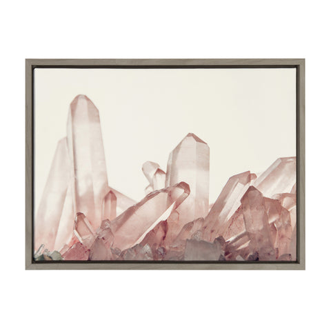 Sylvie Pink Quartz Framed Canvas by Emiko and Mark Franzen of F2Images