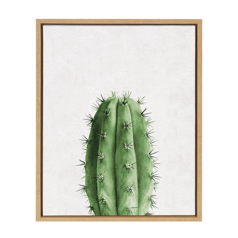 Sylvie Home Cactus Framed Canvas by Simon Te Tai