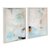 Sylvie Foggy Ice Forest l and II Framed Canvas Art Set by Nikita Jariwala