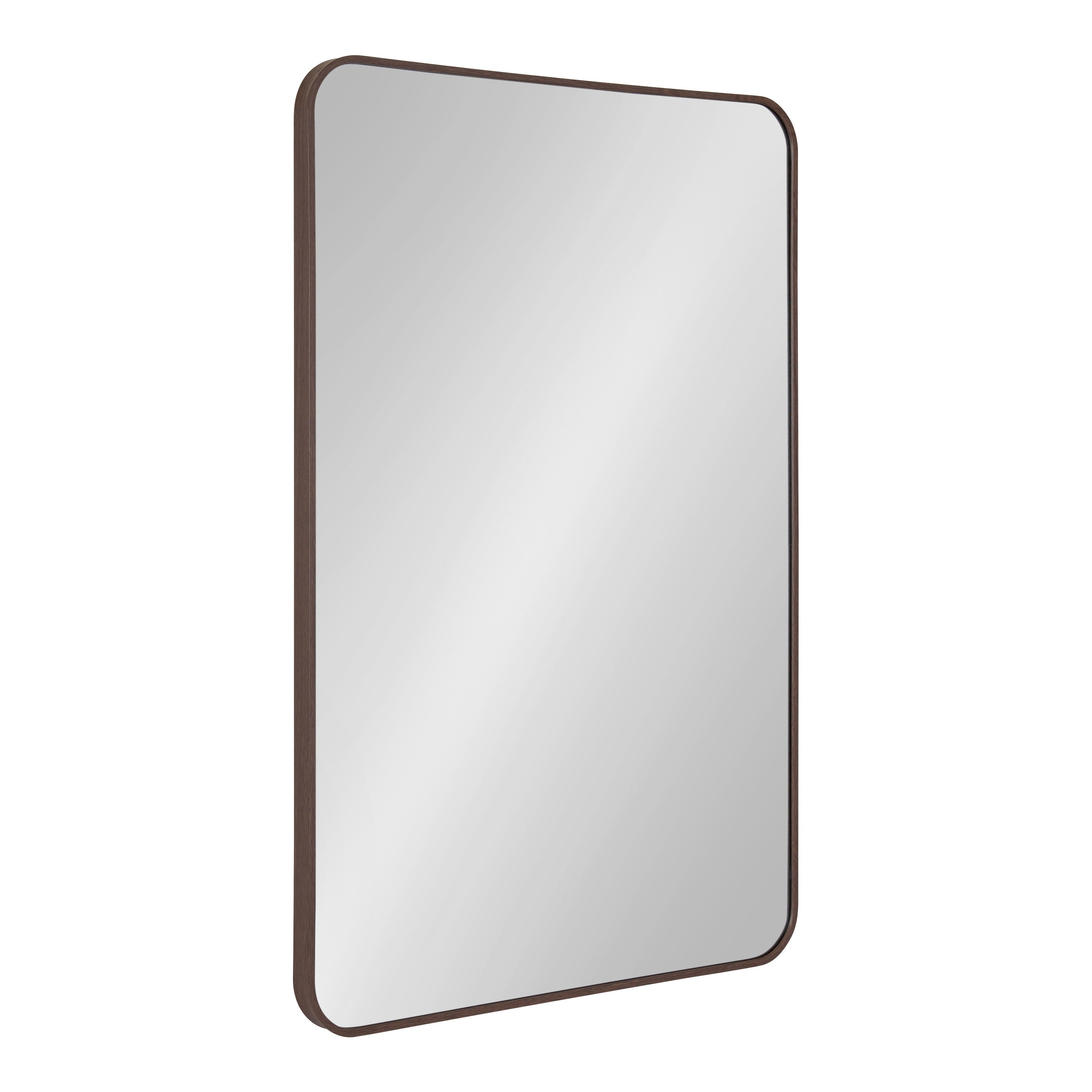 Kate and Laurel Zayda Rounded Rectangle Hanging Wall Mirror, 24 x 36 ...