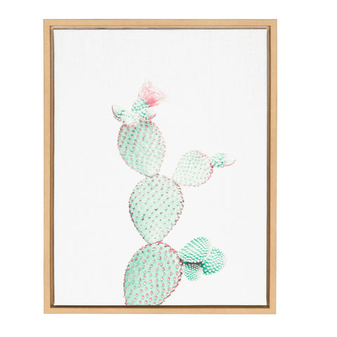 Sylvie Prickly Pear Framed Canvas by Simon Te Tai