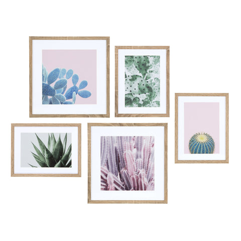 Modern Cactus Framed Wall Art Set