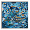 Sylvie Blue Dream Framed Canvas by Leah Nadeau