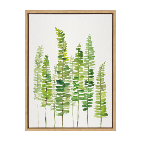 Sylvie Sword Ferns Framed Canvas by Patricia Shaw