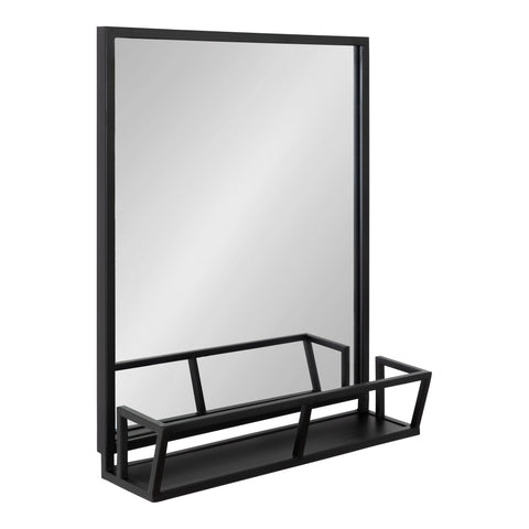 Jackson Metal Framed Mirror with Shelf