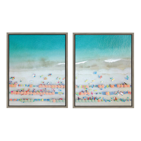 Sylvie Monterosso 6 Framed Canvas Set by Rachel Bolgov