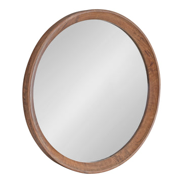 Hartman Wood Framed Round Wall Mirror