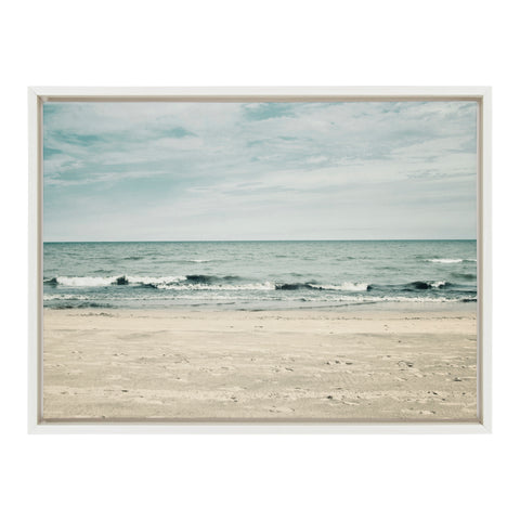 Sylvie Beach 2 Framed Canvas by Emiko and Mark Franzen of F2Images