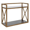 Blex Metal and Glass Wall Shelf