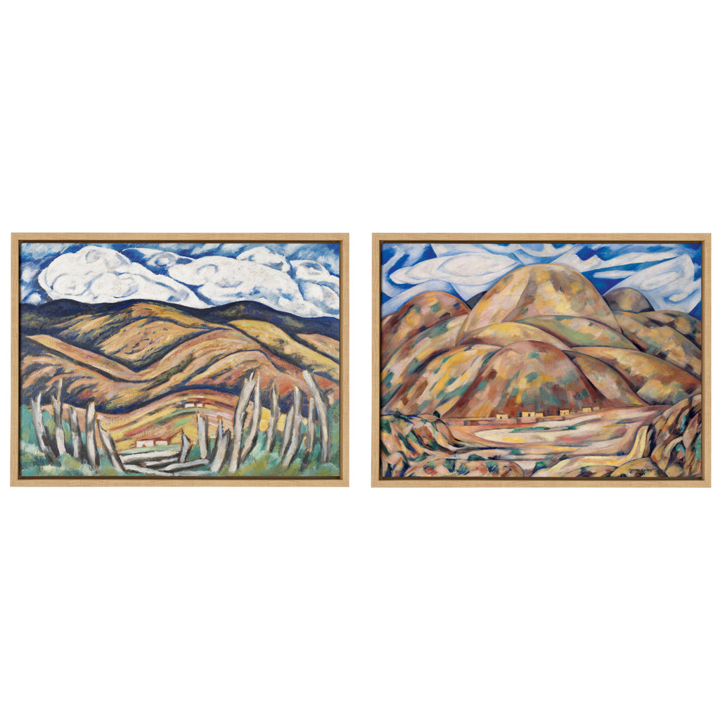 Kate and Laurel Sylvie Marsden Hartley The Last of New England and  Landscape No Framed Canvas Wall Art Set by The Art Institute of Chicago,  Piece Set 18x24 Natural, Decorative Museum Series Art – kateandlaurel