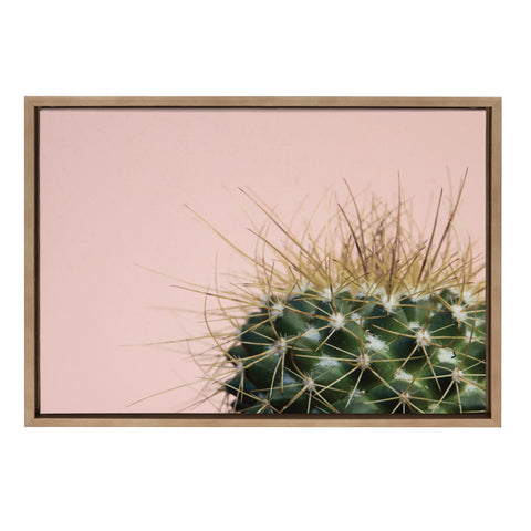 Sylvie Cactus 1 Framed Canvas by F2 Images