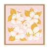 Sylvie Apple Blossom Framed Canvas by Maria Filar