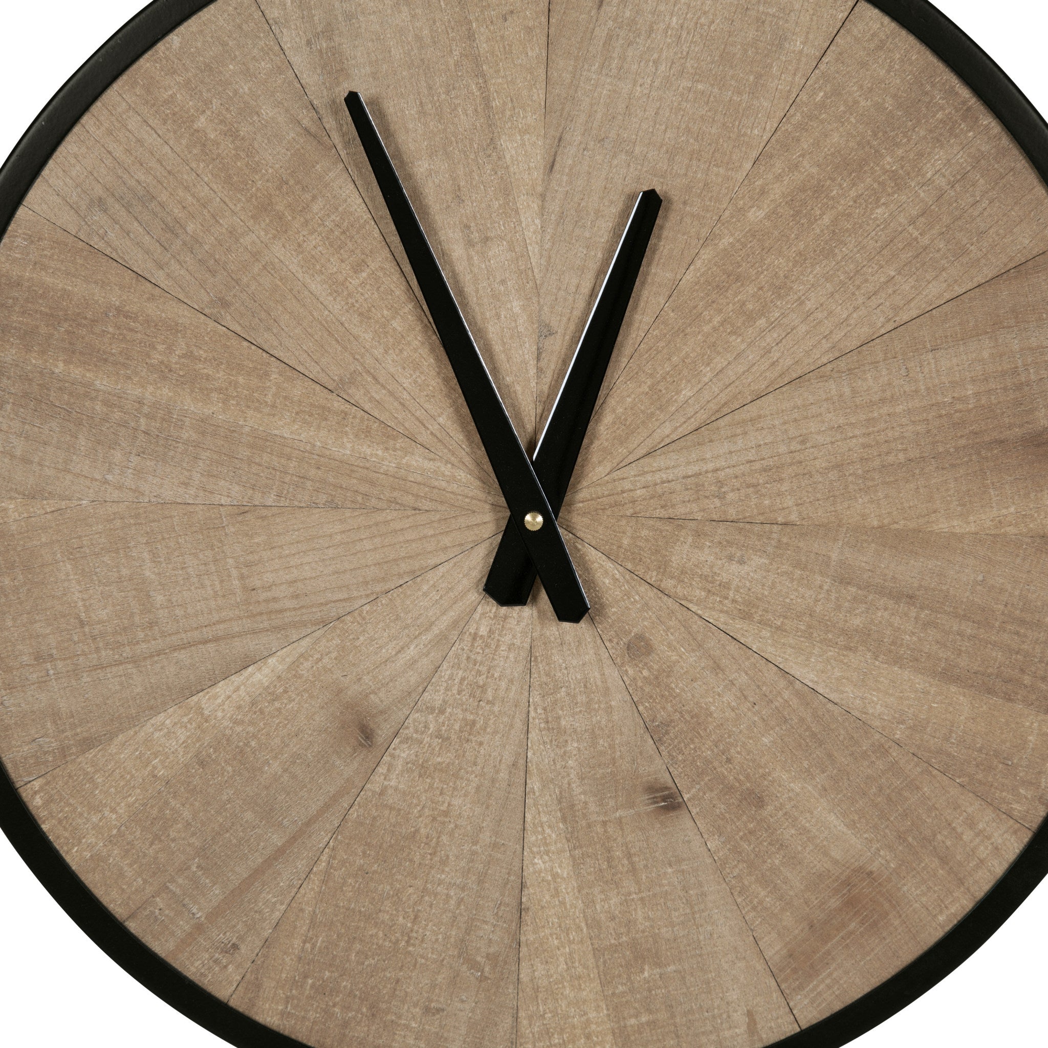 Kate and Laurel Newfield Modern Farmhouse Numberless Wall Clock