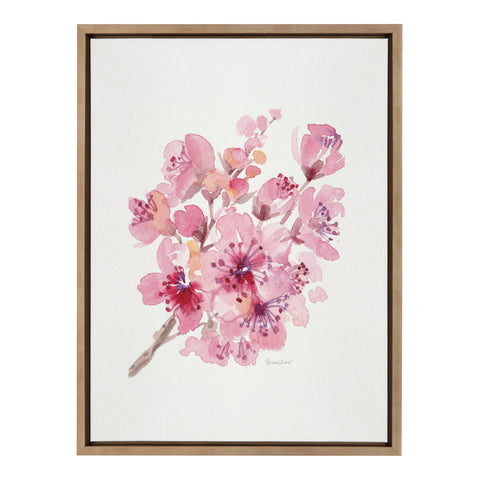 Sylvie Cherry Blossom 2 Framed Canvas by Patricia Shaw