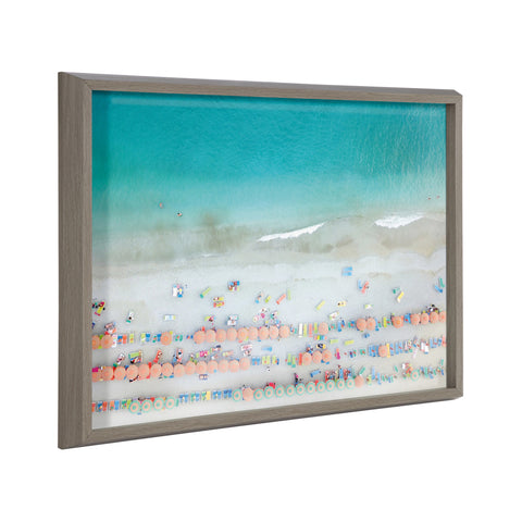 Blake Monterosso Framed Printed Glass by Rachel Bolgov