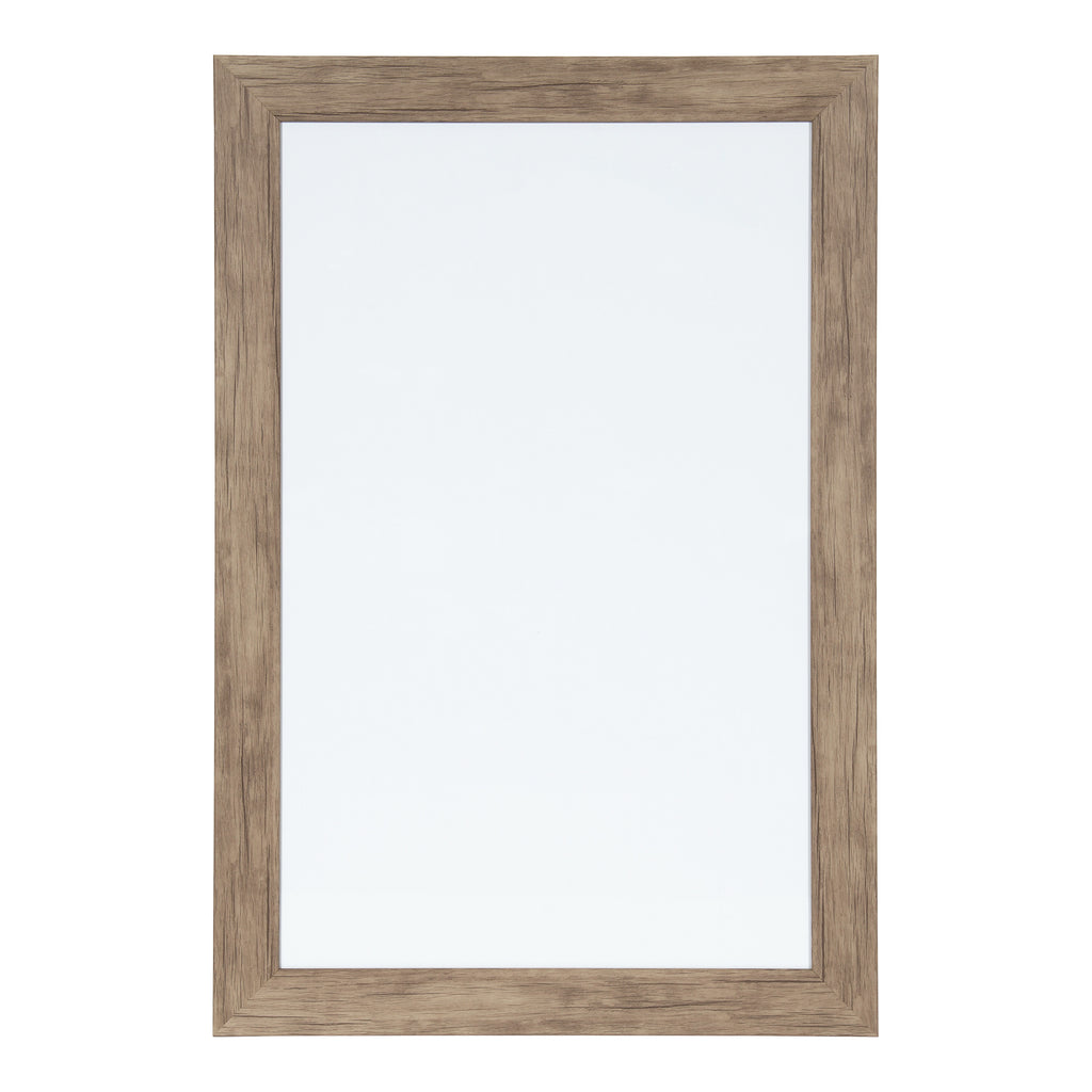 DesignOvation Beatrice Framed Magnetic Dry Erase Board, 18x27, Walnut Brown  – kateandlaurel