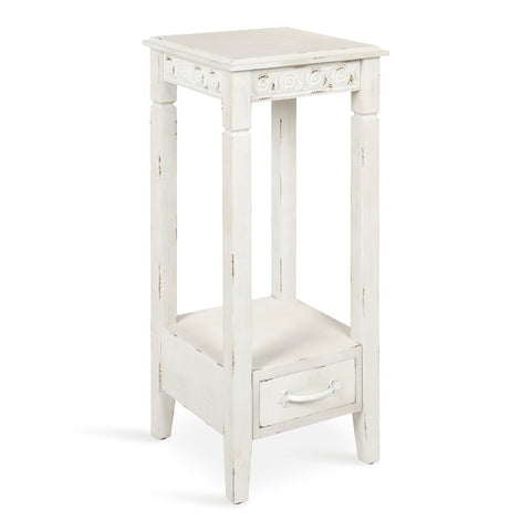 Idabelle Wood Square Accent Table