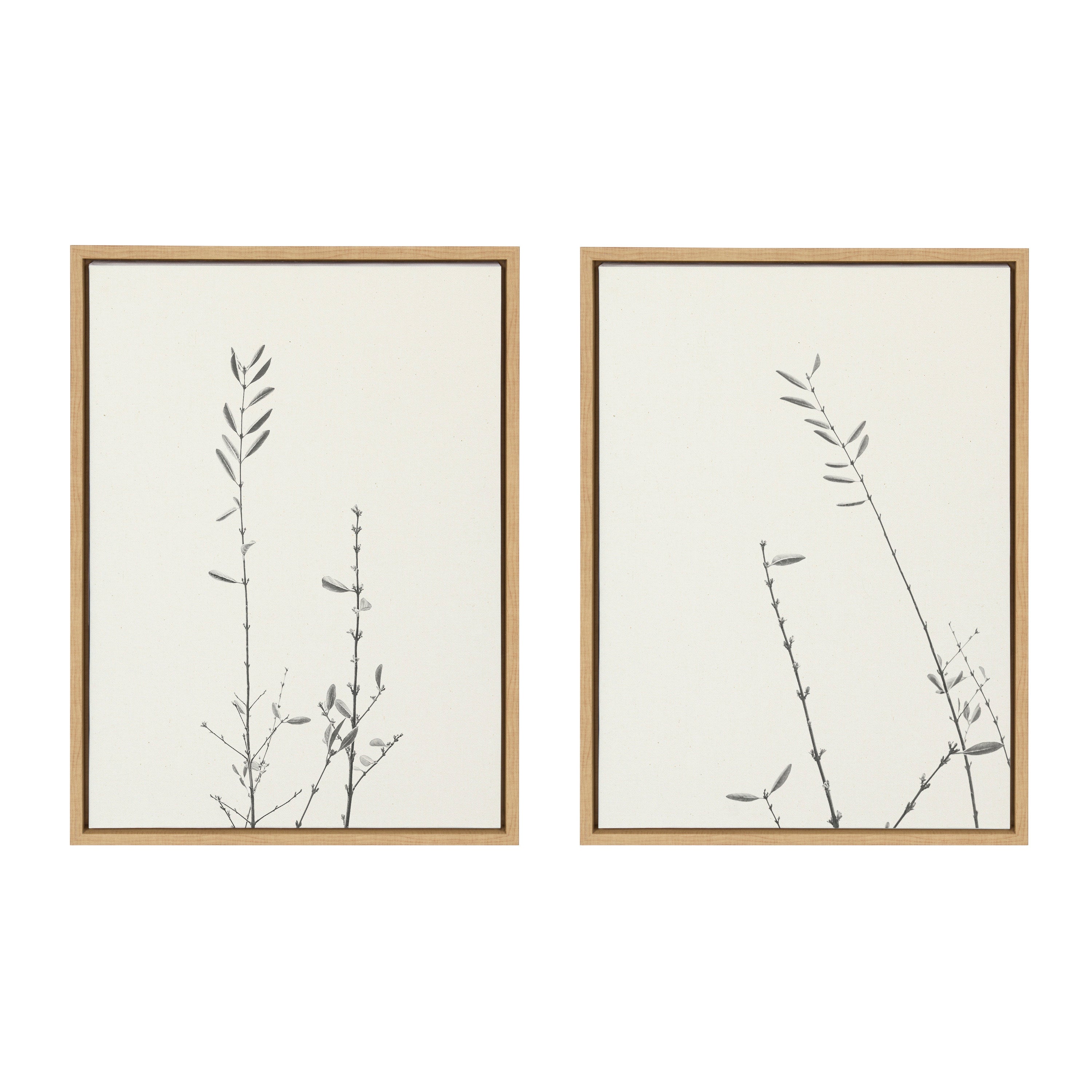 Kate and Laurel Sylvie Retro Tennessee Botanicals Framed Canvas Wall ...